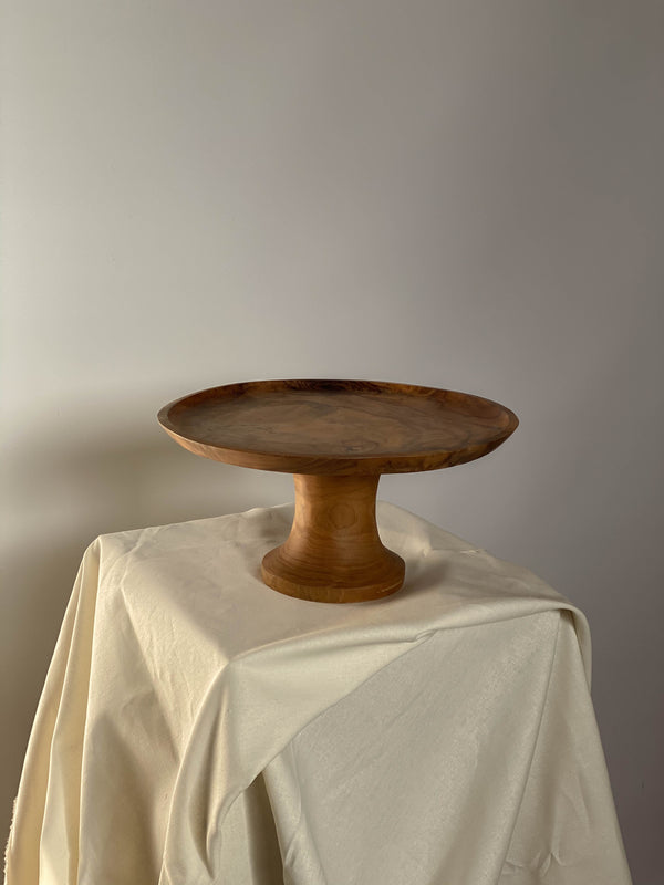 Cake Stand (Marbled Wood)